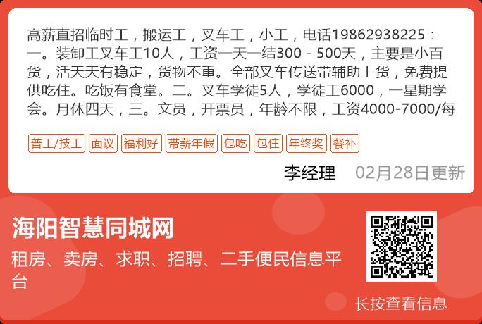 海阳最新招聘信息揭秘，小巷中的职业宝藏等你来发掘！