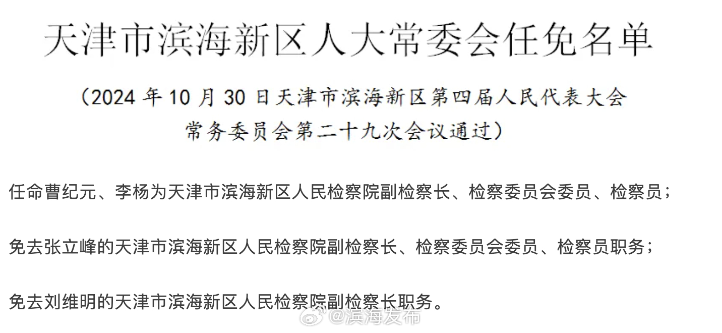 天津人事重磅更新，最新任免名单公布！